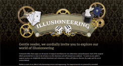Desktop Screenshot of illusioneering.org